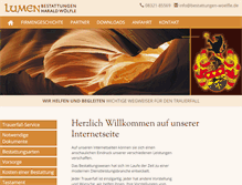 Tablet Screenshot of bestattungen-woelfle.de